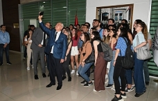 Başkan Selvitopu genç meslektaşlarını ağırladı