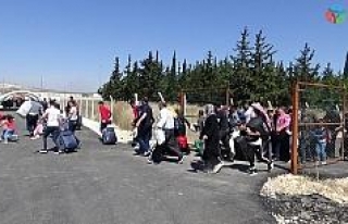 10 bin Suriyeli bayram için ülkesine gitti