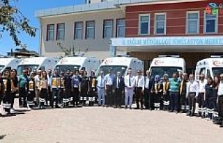 Elazığ’da yeni 6 ambulans hizmete girdi