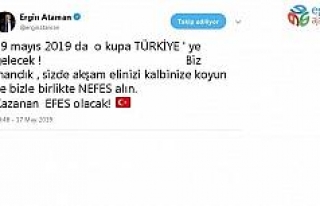 Ergin Ataman: "O kupa Türkiye’ye gelecek"