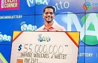Lotto Max çekilişinde 55 milyon dolar kazandı