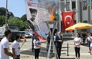 Ödemiş’te 19 Mayıs etkinlikleri meşalenin yakılmasıyla...