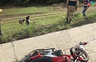 Sivas’ta Motosiklet kazası:2 yaralı