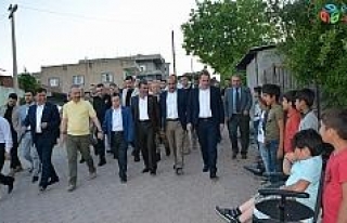 Vali Ali Fuat Atik, Atabağı beldesinde vatandaşlarla...