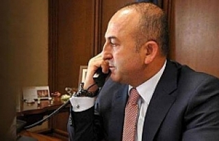 Bakan Çavuşoğlu, Irak Cumhurbaşkanı Salih ile...