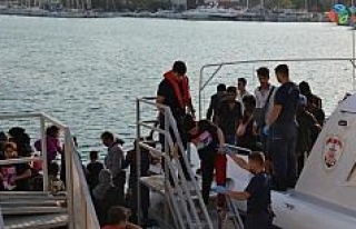 Kuşadası’nda 37 kaçak göçmen yakalandı
