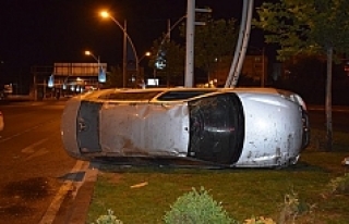 Malatya’da Ehliyetsiz sürücü kaza yaptı: 1 yaralı
