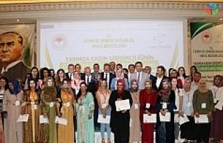 Proje üreten kadın girişimciler ödül aldı