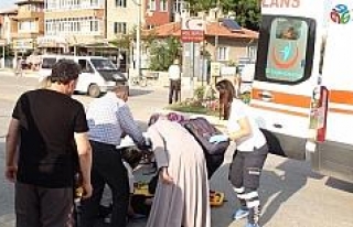 Şuhut’ta elektrikli bisiklet kazası: 2 yaralı