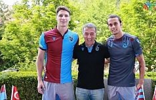 Trabzonspor’da Campi ve Erce için imza töreni...