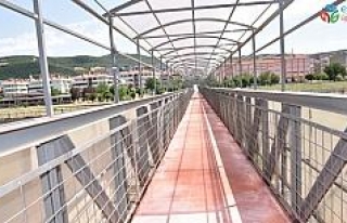 80. Yıl Yaya Köprüsünün onarımı tamamlandı