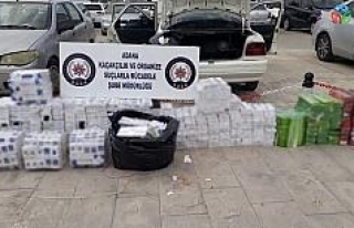 Adana’da 50 bin 90 paket kaçak sigara ele geçirildi