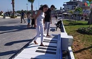 Ayak Piyanosu’na vatandaşlardan yoğun ilgi