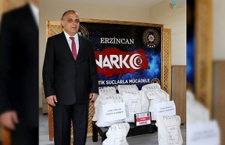 Erzincan’da 3,5 milyon TL değerinde eroin ele geçirildi