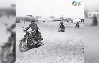 Jandarmadan nostaljik motorize birlikleri paylaşımı