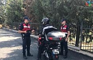 Motosiklet sürücülerine 95 bin lira ceza kesildi