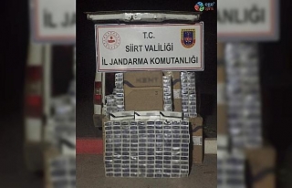 Siirt’te 7 bin 490 paket kaçak sigara ele geçirildi
