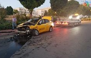 Ürgüp’te trafik kazası: 2 yaralı