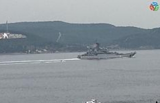Rus savaş gemisi ‘Azov’ Çanakkale Boğazı’ndan...