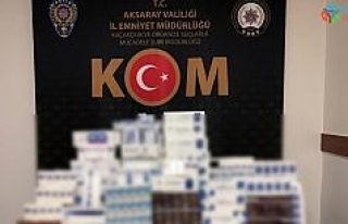 Aksaray’da bin 500 paket kaçak sigara ele geçirildi