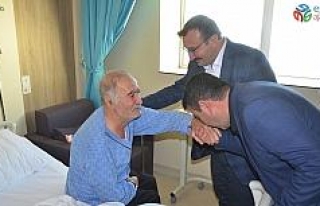 Başkan Doğan yaşlı ve hastaları ziyaret etti
