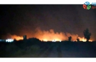 Bağdat'ta bir konvoya düzenlenen hava saldırısında...