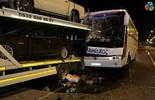 Uşak’ta yolcu otobüsü kaza yaptı: 3’ü ağır...
