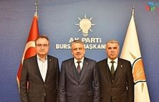 AK Parti Nilüfer, İnegöl ve Kestel ilçe başkanları...