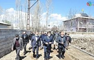 Erciş Belediyesinden yol yapım çalışması