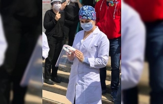 Lüleburgaz Devlet Hastanesi’ne 500 siperli maske...