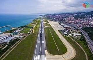 Trabzon Havalimanı pisti bakıma alınıyor