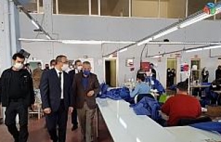 Vali Soytürk OSB’de üretim yapan tesisleri denetledi