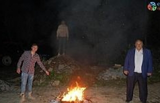 Malkara’da hıdrellez ateşi yakıldı