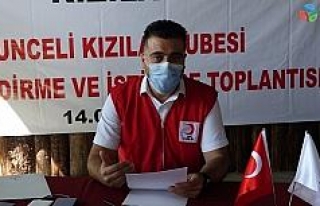 Türk Kızılayı Tunceli’de 8 ayda 14 bin 300 aileye...