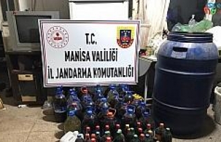Manisa’da 4 bin 200 litre sahte içki ele geçirildi