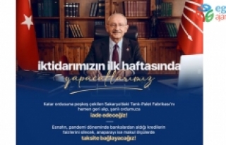 KILIÇDAROĞLU CHP İKTİDARA GELİRSE İLK HAFTA...