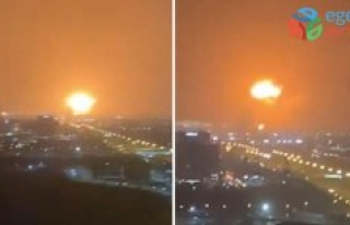 Dubai'de büyük patlama! Görüntüler dehşet...