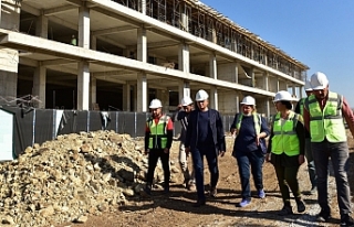 Başkan Acar hastane inşaatını yerinde inceledi