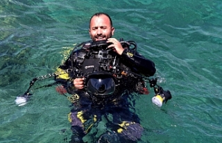 İzmirli su altı fotoğrafçısı dünya birincisi...