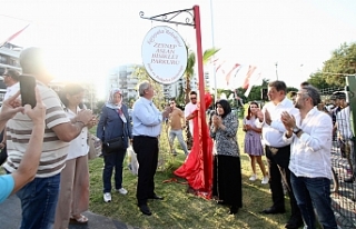 Karşıyaka’da Zeynep Aslan bisiklet parkuru açıldı