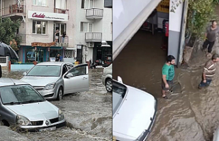 İzmir’i yeniden şiddetli yağış vurdu