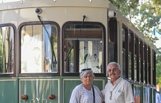 “Nostaljik Tramvay” fuar ziyaretçilerini geçmişe...