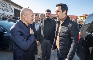 Soyer, Erzin Belediye Başkanı Elmasoğlu’nu ziyaret...
