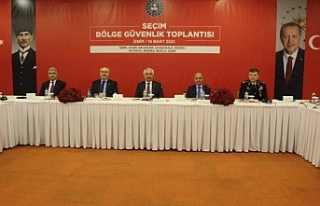 Seçim Bölge Güvenlik Toplantısı İzmir'de...