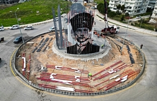 Menemen'e 4 Boyutlu Atatürk Anıtı