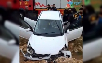 Mardin’de otomobil şarampole yuvarlandı: 3 yaralı