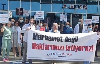 İzmir'de hekimler iş bıraktı