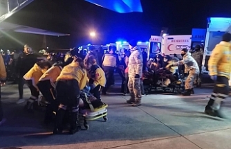 Kahramanmaraş’tan 54 depremzede İzmir’e getirildi