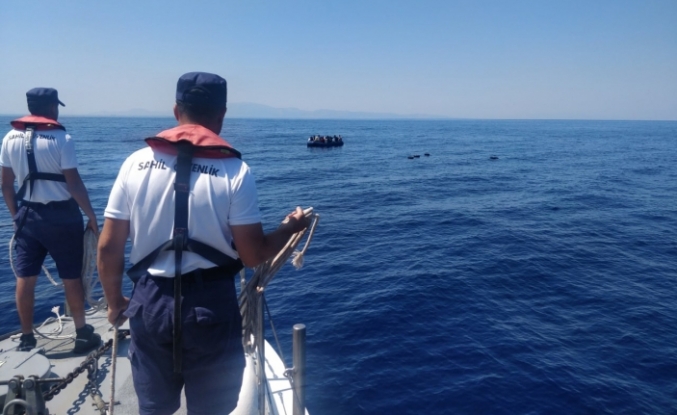 Yunan unsurlarınca geri itilen 46 göçmen kurtarıldı